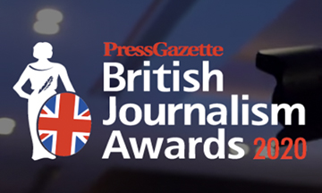  Entries open for the 2020 British Journalism Awards